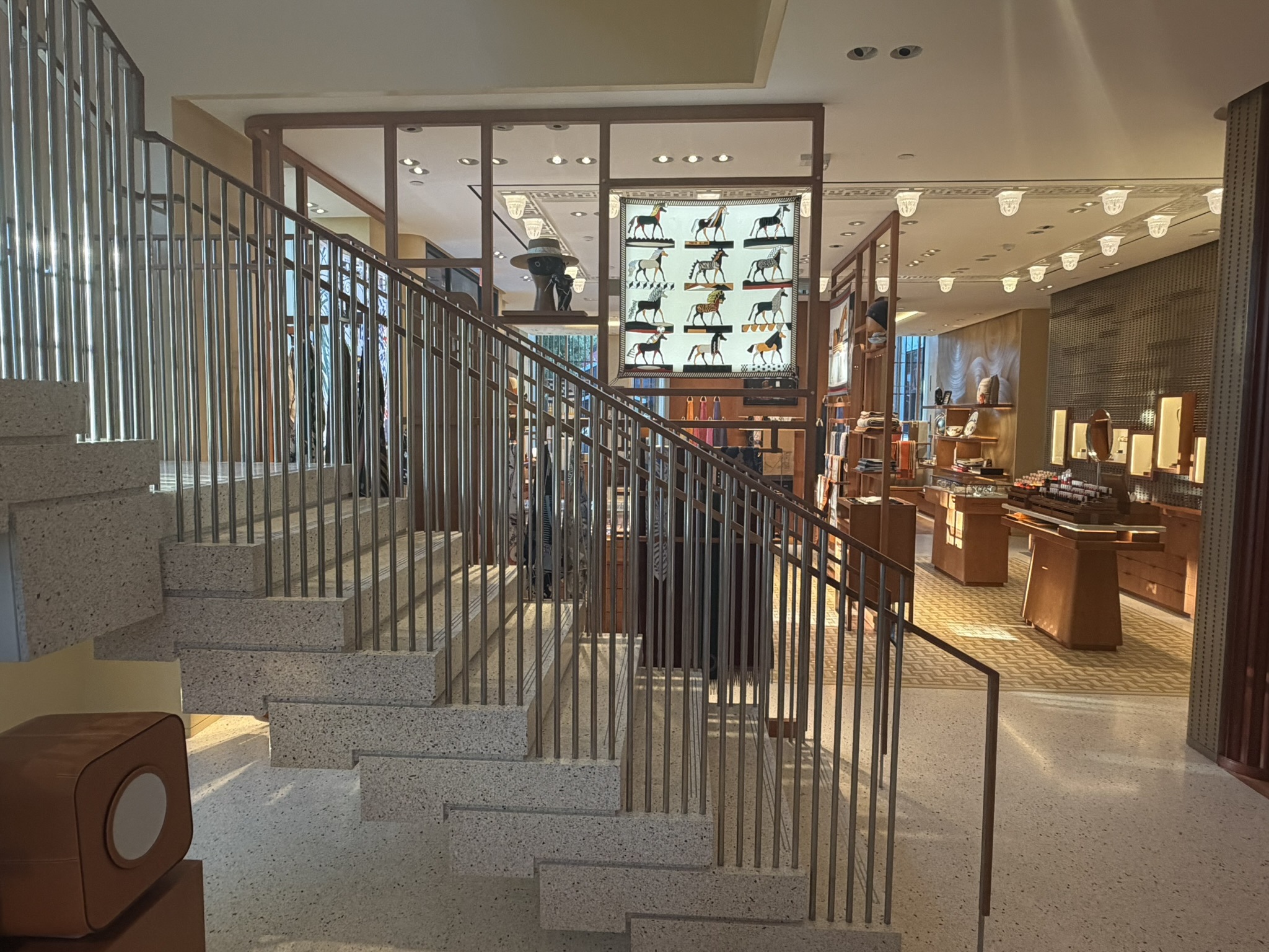 Hermès · Nashville · Stair and display details
