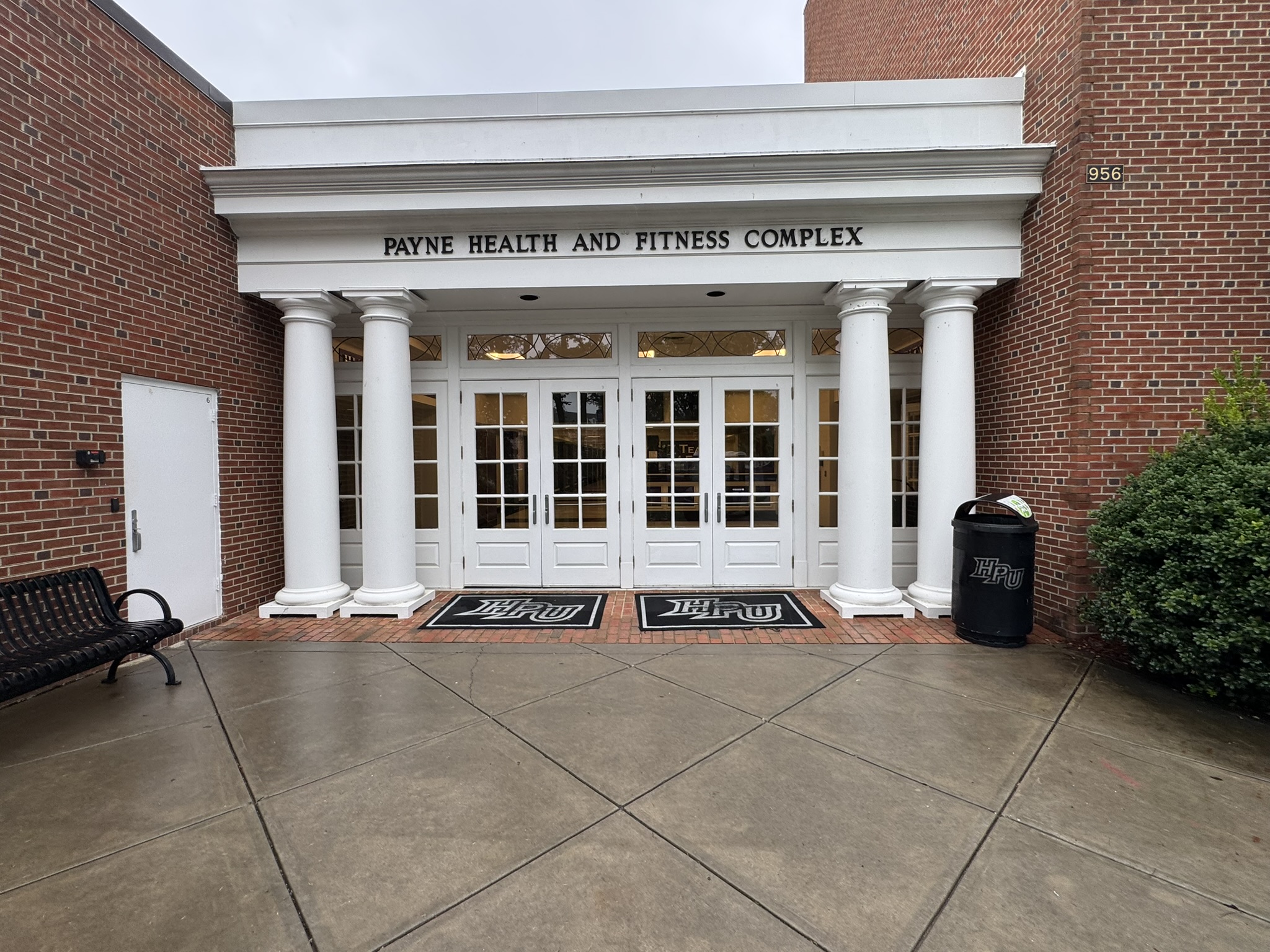High Point University · Health and fitness complex entrance